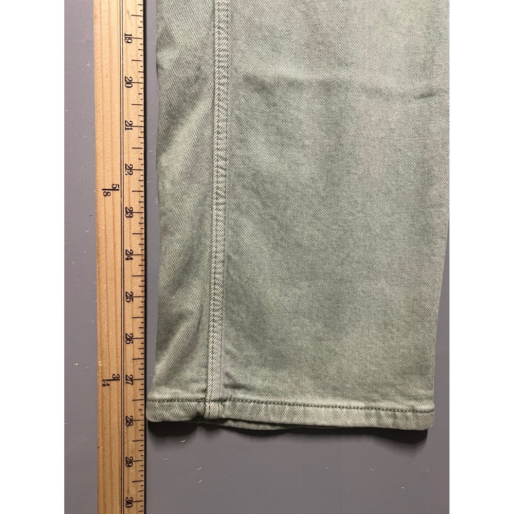 Everlane The Way-High Jean Sage Green Organic Cotton Straight Leg Womens 27 Tall - Picture 10 of 10